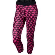 Nike Dri-Fit 3/4 Printed Relay Crop Running Pants Size Large - £18.58 GBP