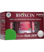 BIOXCIN Bioxsine BIOXCIN Forte HAIR LOSS SHAMPOO 3 PCS IN 1 BOX Herbal T... - $57.00