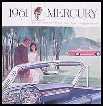 1961 Mercury Dlx Color Brochure Meteor Monterey Wagons - £8.07 GBP