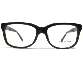 Burberry Eyeglasses Frames B2164 3001 Black Brushed Bronze Logos 55-17-140 - $130.68