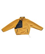 JOY LAB Sherpa Size Large 1/2 Zip Pullover Harvest Gold  Sweatshirt Oute... - $26.05 CAD
