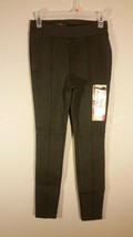 New GRAY Womens XS (0-2) Quality Ponte Leggings Soft stretch Fabric Fade... - £9.45 GBP