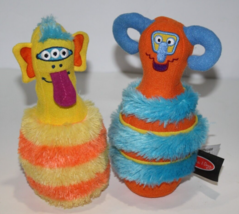 Melissa &amp; Doug Monster Bowling Game Replacement Part 2 Pins 7&quot; Plush Stu... - €8,44 EUR