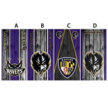 Cornhole Board Vinyl Wrap Ravens - sold individually