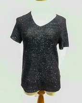 Philosophy Republic Clothing Sequin Pullover Top, Size Large - £22.18 GBP