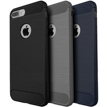 Case For iphone 7 Carbon Fiber Skin Shockproof Hybrid TPU Case Protective Shell - £7.18 GBP