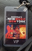 Nashville&#39;s New Music In New York Sw Porch At Bryant Pk - Original Laminate Pass - £11.96 GBP