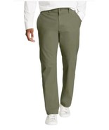 Eddie Bauer Mens Pants Green Utility Stretch Pockets Comfort Waist Midwe... - $44.99