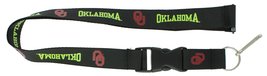 NCAA Oklahoma Sooners Black Neon Wordmark Lanyard - £7.54 GBP