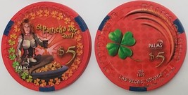 $5 Palms St. Patrick&#39;s Day 2011 Ltd Edtn 1200 Vegas Casino Chip vintage - $12.95