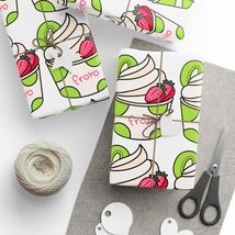 Fro-Yo Frozen Yogurt Dessert Premium Eco-Friendly Decorative Gift Wrappi... - $19.80+