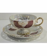 Vintage Royal Sealy China Floral Porcelain Tea Cup &amp; Saucer Made in Japan - $346.16 MXN