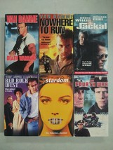 Lot of 6 VHS Tapes Stardom Death Warrant Nowhere To Run Fourth War Red Rock West - £15.51 GBP