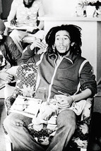 Bob Marley Seated With Band 18x24 Poster - $23.99