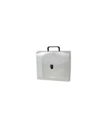 Plastic Portfolio File Carry Case With Handles 10 X 12 X 4 Clear With - £34.55 GBP