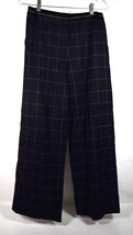 Elizabeth And James Blazer High Rise Wide Leg Wool  Trouser Pants Black 0 - $118.80