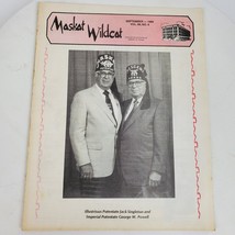 Vintage Maskat Wildcat Masonic Shriners Magazine September 1989 Wichita ... - £11.89 GBP