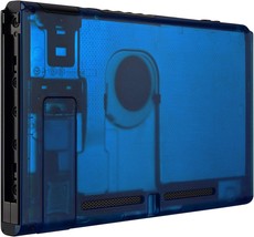 Extremerate Transparent Clear Blue Console Back Plate Diy Replacement Housing - £32.41 GBP