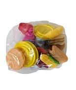 Plastic Pretend Play Food Toys Hamburger Bread Corn Lettuce Cup Sauces BBQ - $40.70 CAD