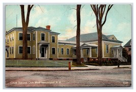 Circle National Club West Manchester New Hampshire NH UNP DB Postcard H20 - £13.60 GBP