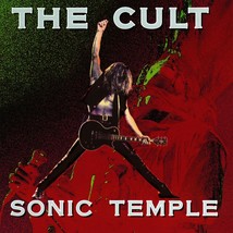 The CULT Sonic Temple BANNER 3x3 Ft Fabric Poster Tapestry Flag album cover art - £17.03 GBP