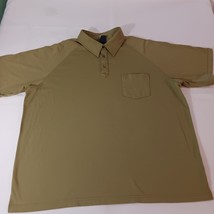 Knightsbridge Men's Brown Cotton Blend Short Sleeve Polo Shirt Size 2X image 6
