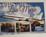 Elvis Presley Postcard Elvis Lisa Marie Airplane 4 Images In One - $3.46