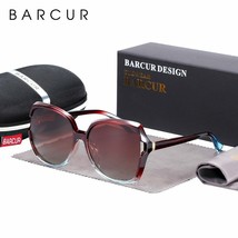 BARCUR Oversize TR90 Sunglasses Women Polarized UV400  Sunglasses Ladies Shades - £20.35 GBP