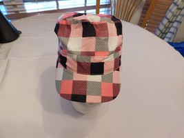 Self Esteem Girls Youth Girl&#39;s Hat Cap Plaid Pink Black White Pre-owned - £9.28 GBP