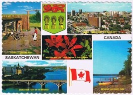 Postcard Saskatchewan Canada Multi View - £1.64 GBP