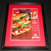 Wendy&#39;s Chicken 2013 Morgan Smith Goodwin 11x14 Framed ORIGINAL Advertis... - £27.21 GBP