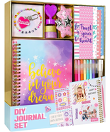 DIY Journal Kit for Girls - 26PCS Teen Tween Girl Gifts Trendy Stuff, St... - $475.35 MXN