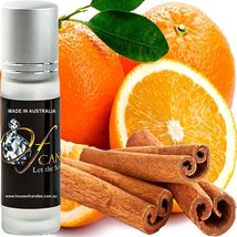 Cinnamon &amp; Sweet Orange Premium Scented Roll On Perfume Fragrance Oil Vegan - £10.35 GBP+