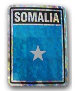 K&#39;s Novelties Wholesale Lot 6 Somalia Country Flag Reflective Decal Bump... - $8.88