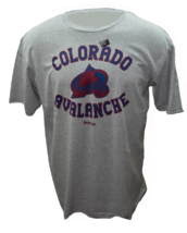 Colorado Avalanche Reebok NHL Hockey NHL Team Logo Gray T-Shirt  XL - £15.81 GBP