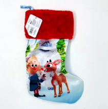 Rudolph The Nose Reindeer &amp; Bigfoot Ruz Holiday Christmas Stocking - £3.68 GBP