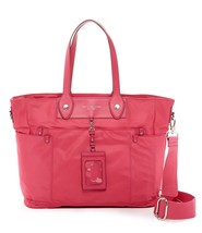 NWT Marc By Marc Jacobs Pink Preppy Nylon Eliz-A-Baby Diaper Bag Tote New - $198.00