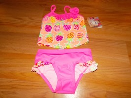 Size 18 Months OP Ocean Pacific Swimsuit Bathing Swim Suit Tankini Pinea... - £11.01 GBP