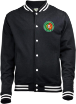 Men&#39;s National Portugal College Baseball Black Varsity Jacket - £110.12 GBP