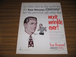 1951 Print Ad Van Heusen Century Mens Shirts Phillips-Jones New York,NY - $14.53