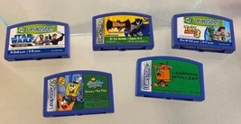 Lot Containing 5 Leapster Leap Frog Games Pre-Owned 2003-2007 Games - £13.15 GBP