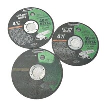 Warrior 4 1/2&quot; 40 Grit Cut Off Wheel 3 Pack - $6.92