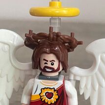 Jesus Christ God Lego Minifigure Brand New Custom Figure Holy Bible Cros... - $30.00