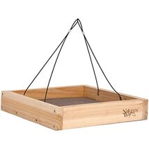 Nature&#39;s Way Bird Products CWF3 Cedar Platform Tray Bird Feeder - $52.27 CAD