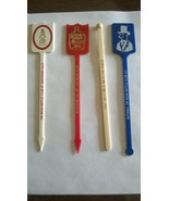 Jim Beam Bottle Club Blossom Valley  Club Beaver Valley Swizzle Sticks S... - $134.59 MXN