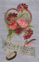 That You&#39;ll Remember Me Music Flowers 1911 Postcard C47 - £2.23 GBP