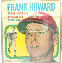 1970 Frank Howard Topps Baseball TCG Poster Giant Trading Card # 22 - £2.77 GBP