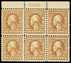 503, Mint NH VF 4¢ Plate Block of Six Stamps - Stuart Katz - £159.87 GBP