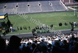 1950s Graduation Ceremony Memorial Stadium Univ of Illinois Kodachrome Slide - £2.74 GBP