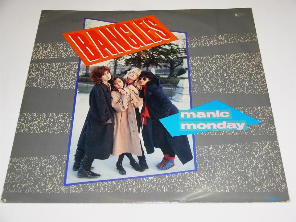 Bangles Manic Monday UK Import Record Single 12&quot; Vinyl LP CBS Near Mint - $19.99